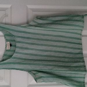 Sleeveless cotton blouse